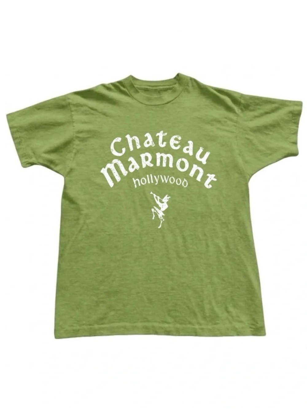 Kiwi Green Chateau Marmont Graphic Tee